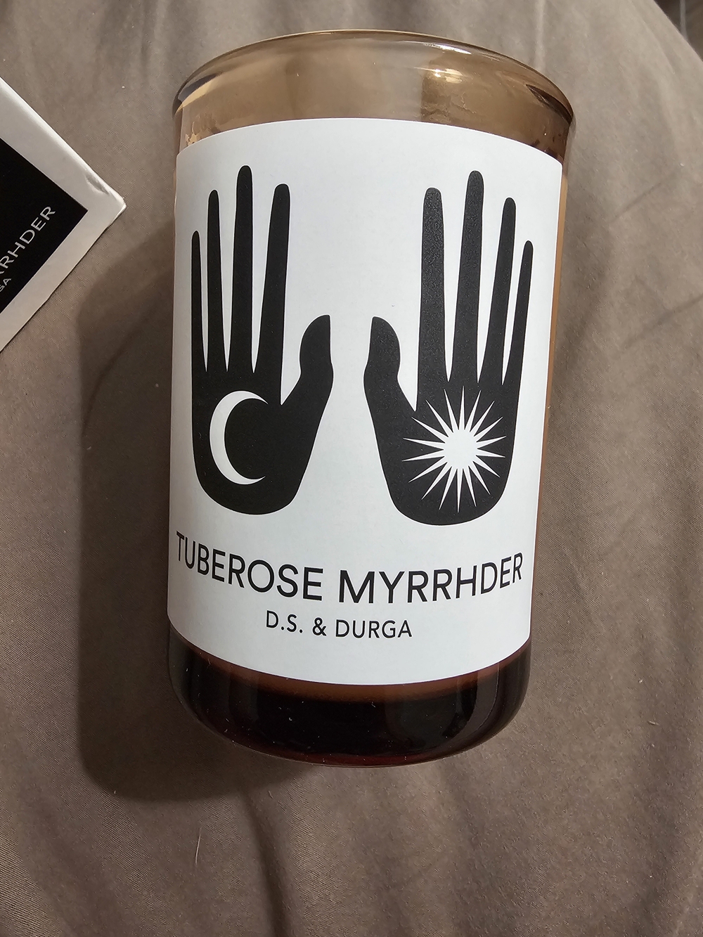 D.S. & Durga Tuberose Myrrhder Candle, Never Burned - Picture 3 of 3